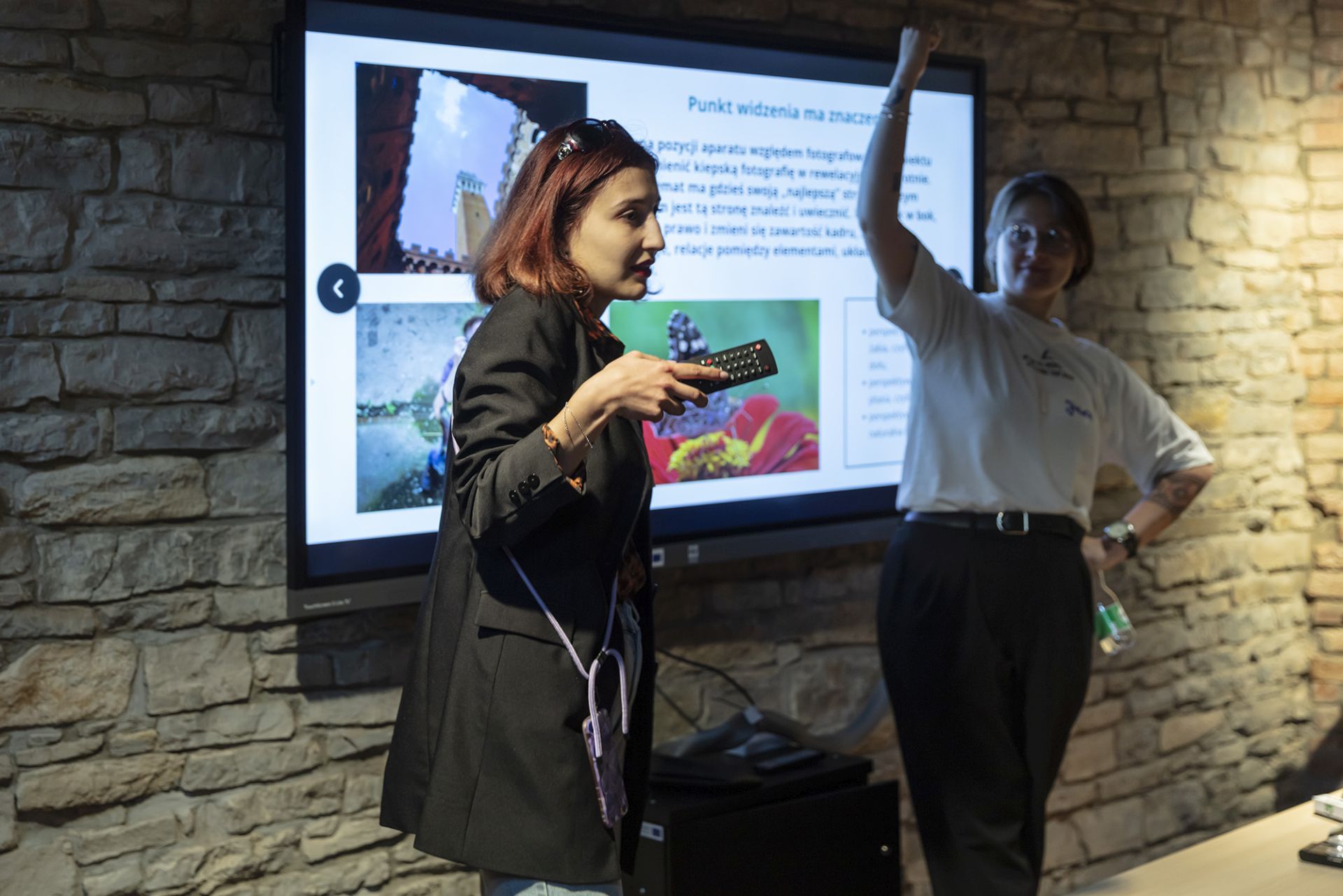 Julia Szabłowska i Julia Ogińska, warsztaty dla nastolatków